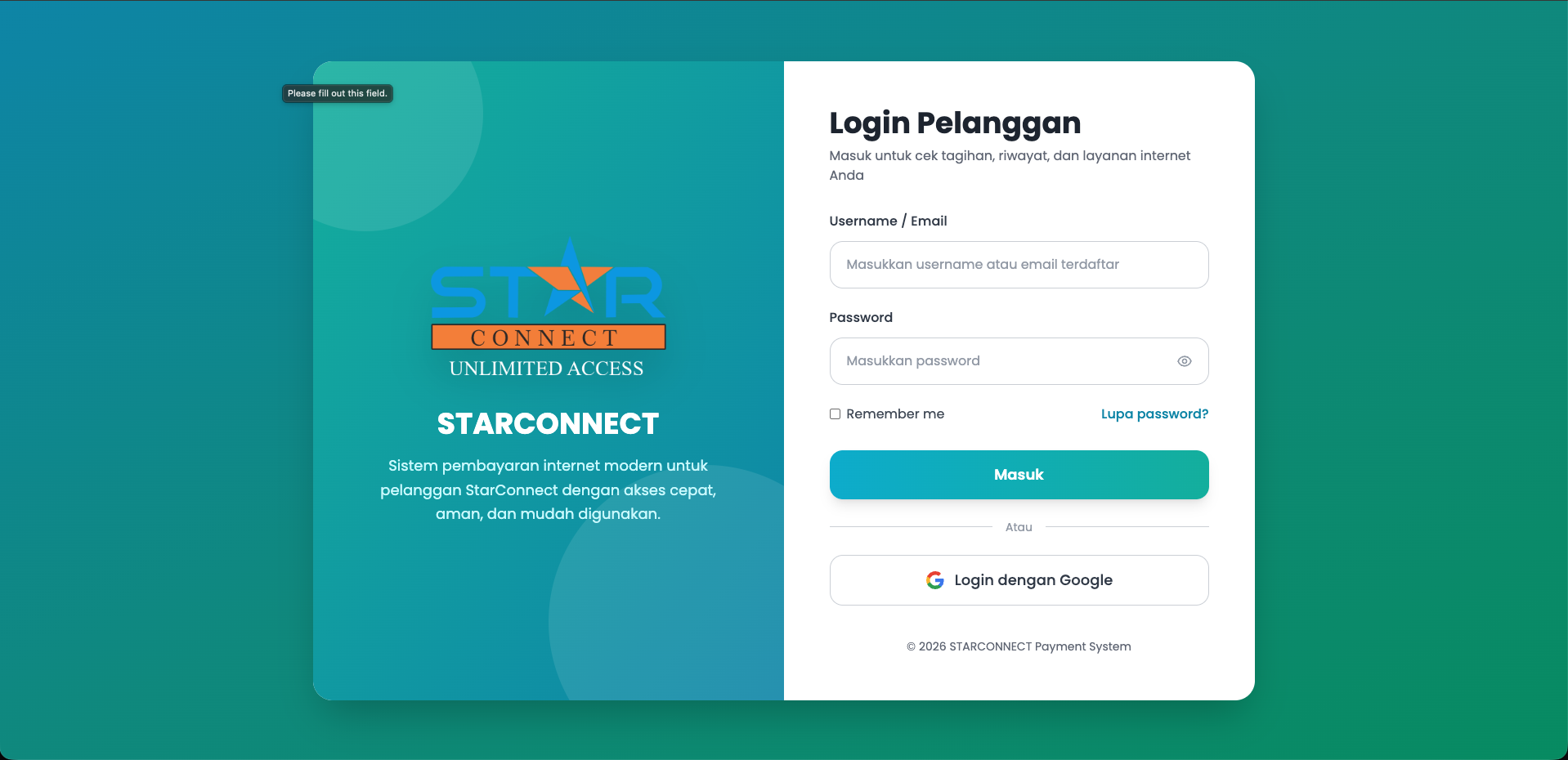 StarConnect Portal